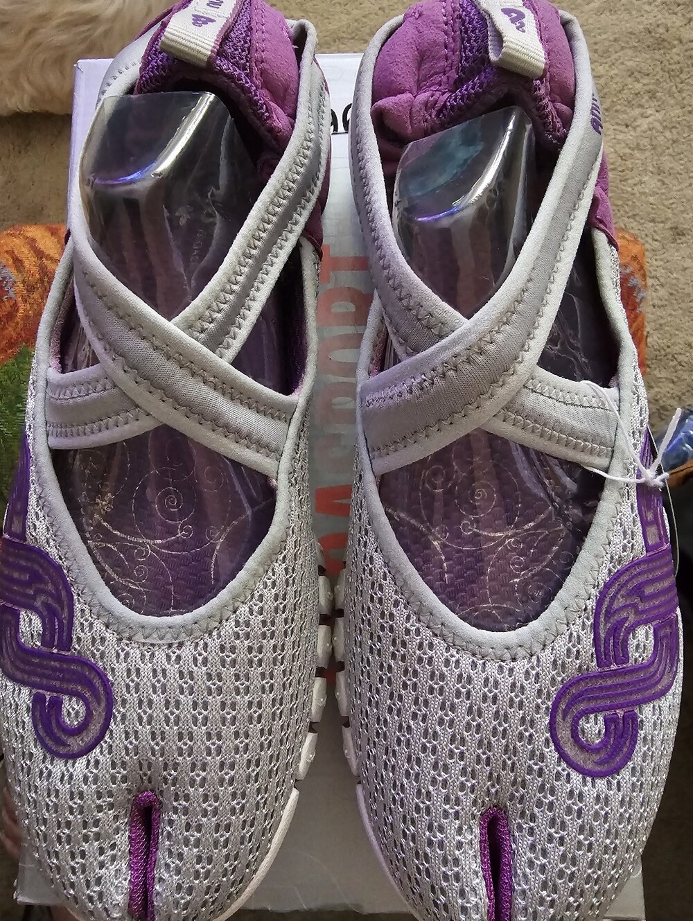 Ahnu Yoga Sport Split Marina Fog Women's Size US7.5 Shoes Gray